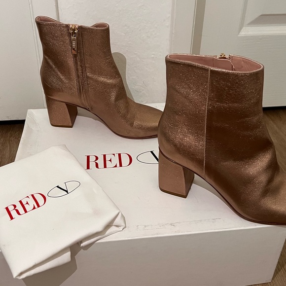 Rose Gold Booties